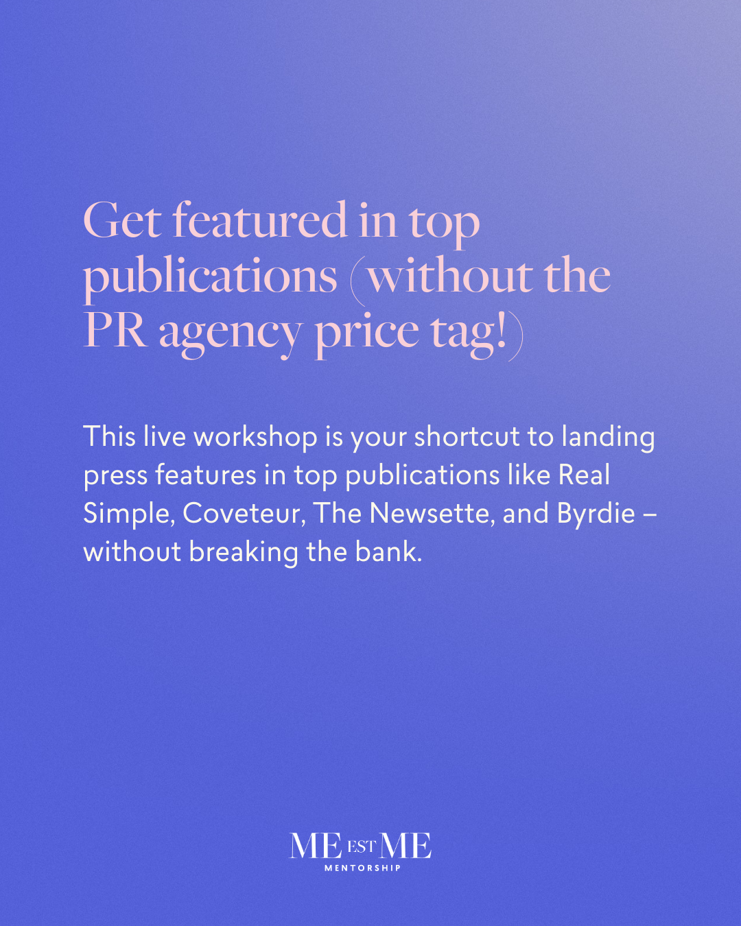 Land Your Press Feature