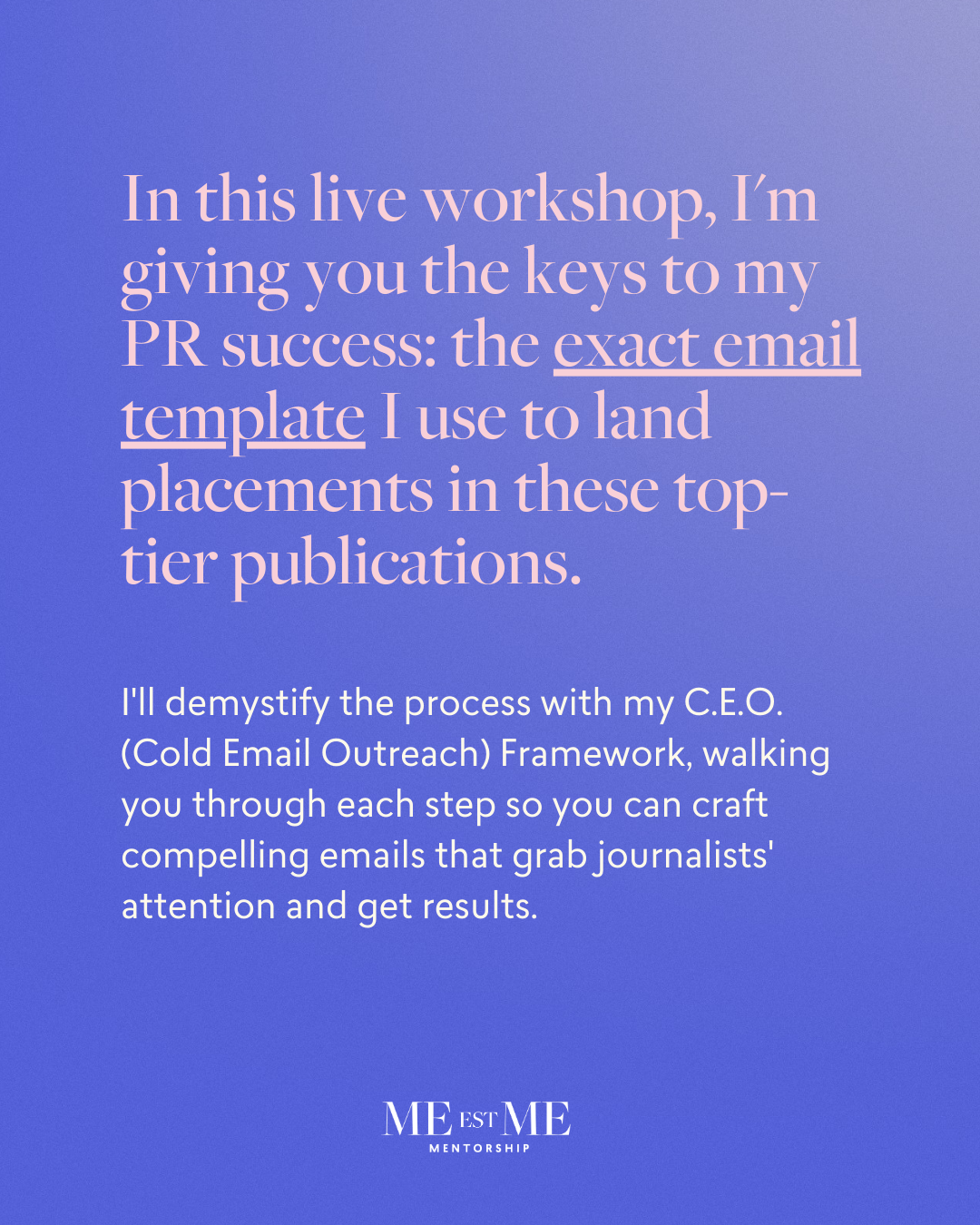 Land Your Press Feature