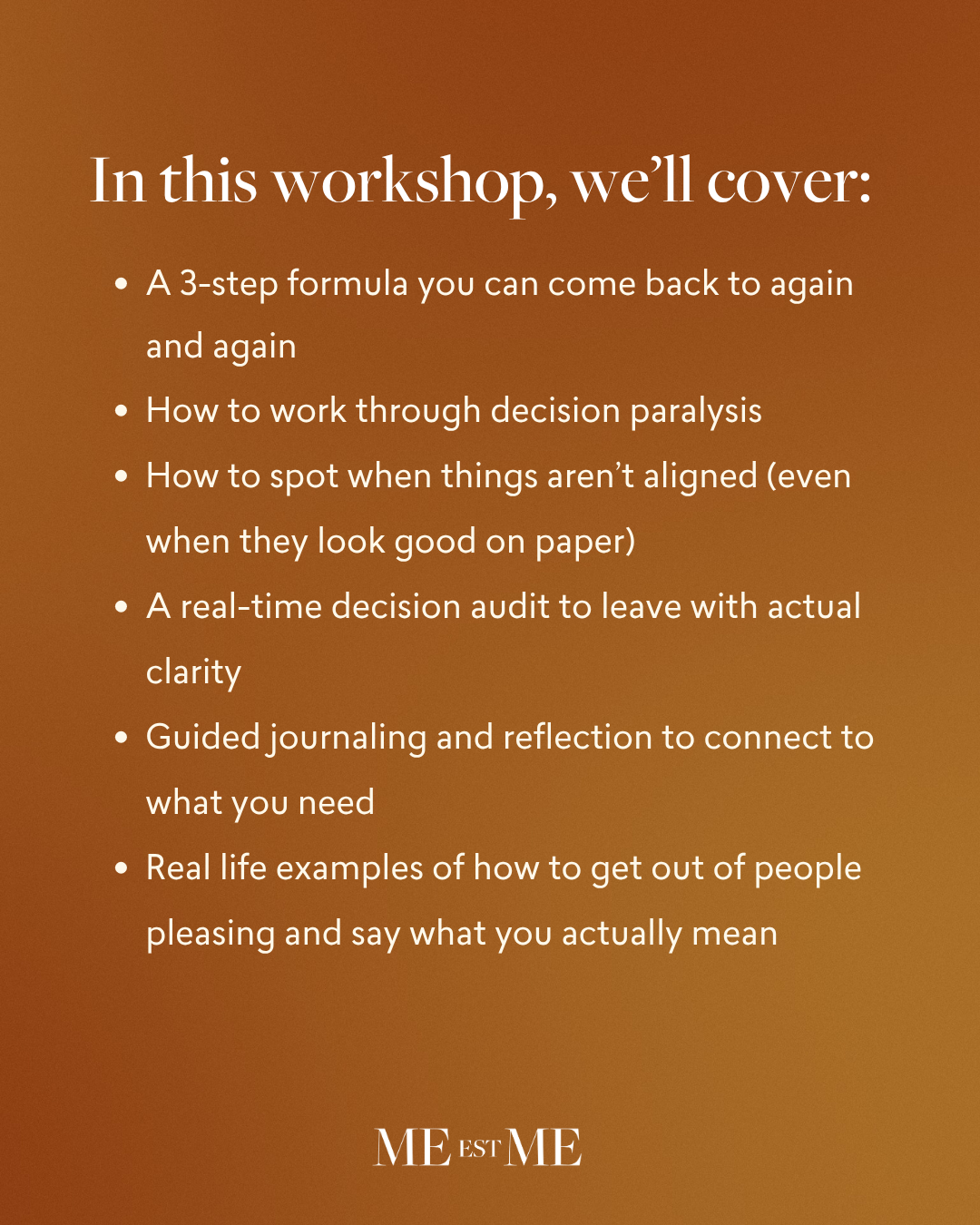 Become A Better Decision Maker Workshop