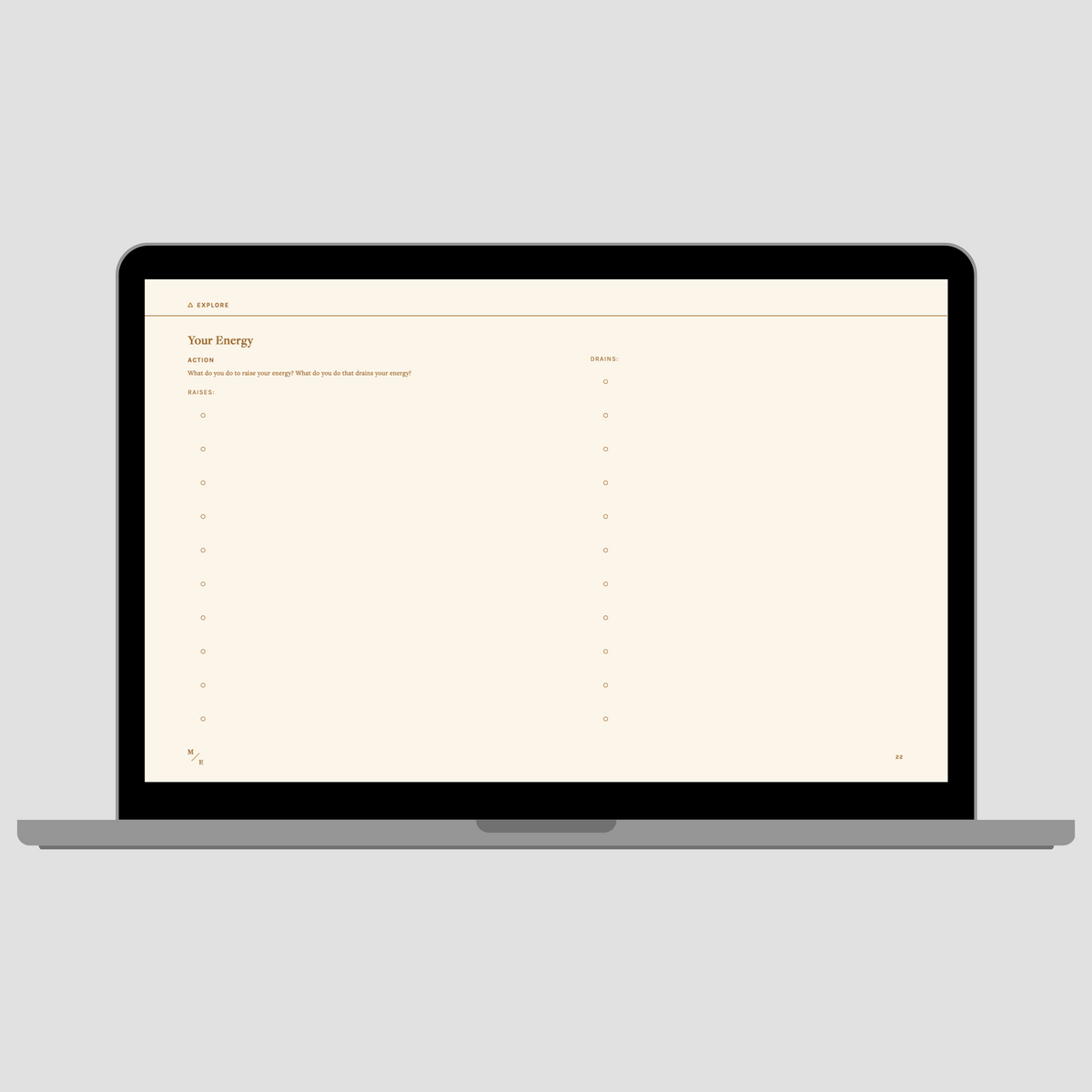 Meest Me Journal Digital Workbook